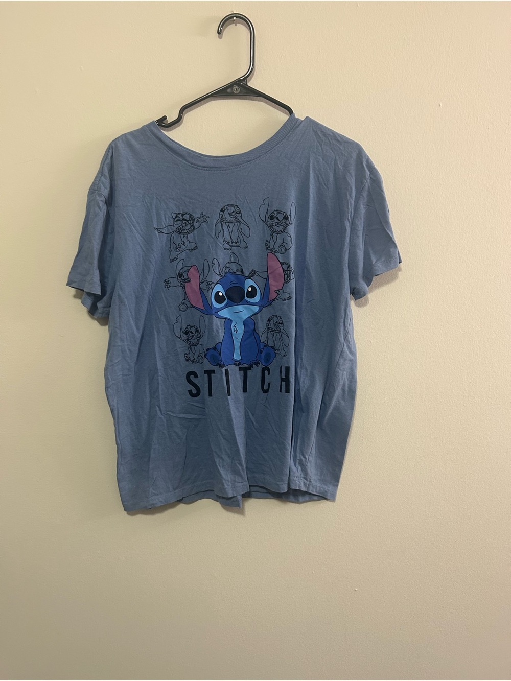 Disney Stitch Short Sleeve Tee - Light Blue